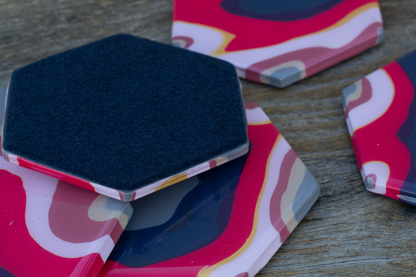 Dancing Calico Coasters