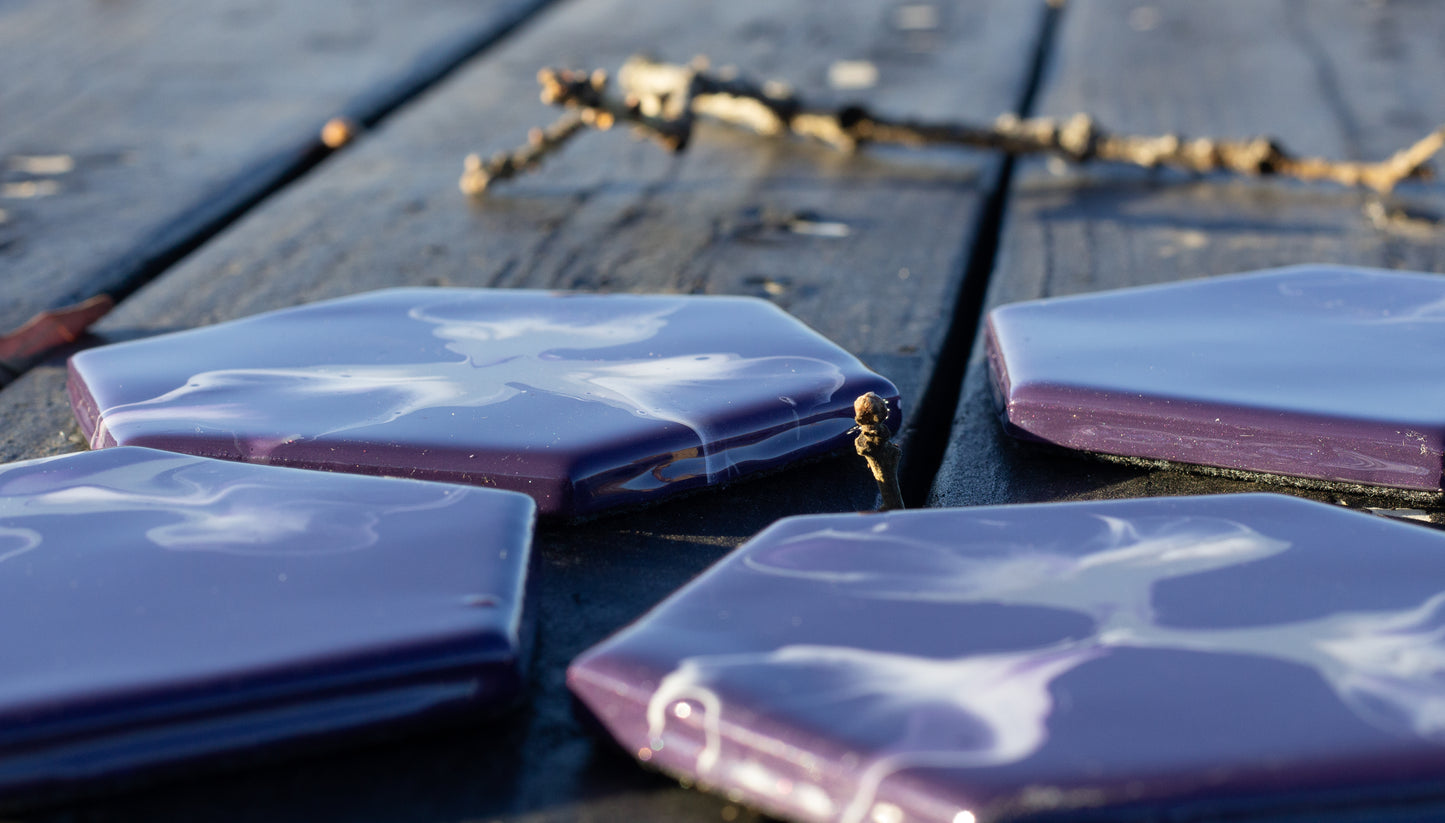 Incandescent Royalty Coasters