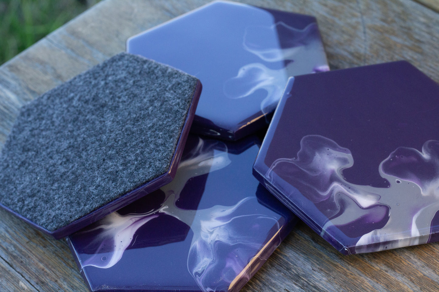 Incandescent Royalty Coasters