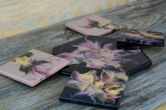 Dazing Peonies Coasters