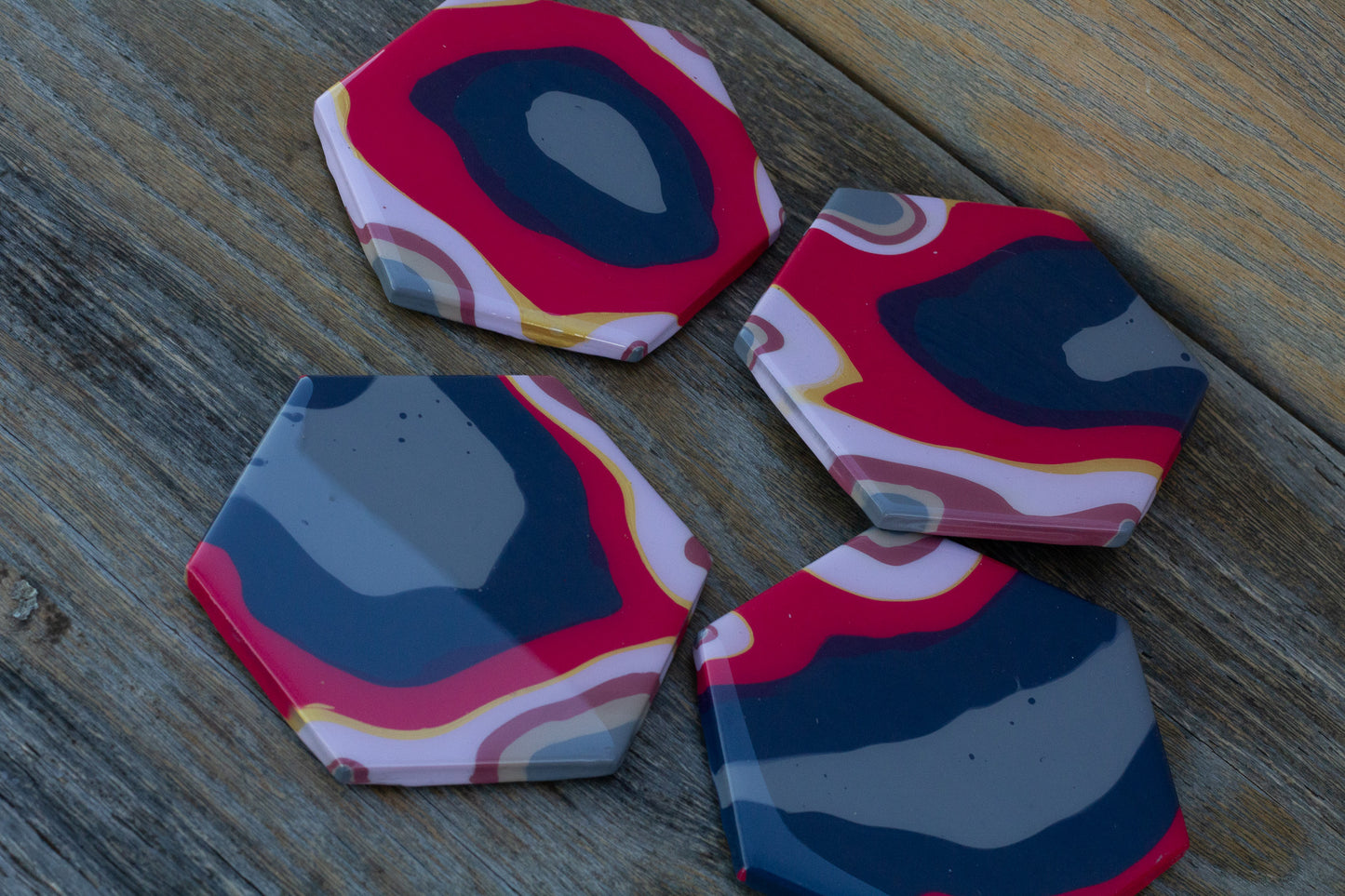 Dancing Calico Coasters